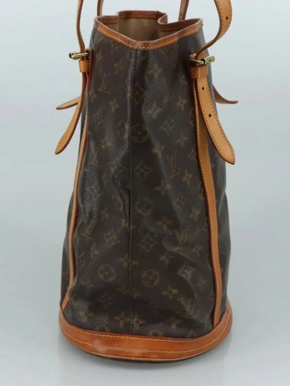 LOUIS VUITTON Monogram Bucket GM Shoulder Bag M42236 LV Auth